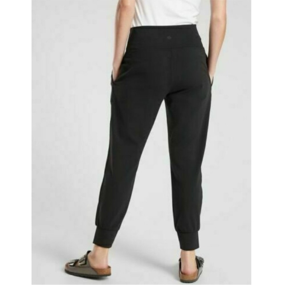 ATHLETA Salutation Jogger High Rise Powervita Black Athleisure Active Size Small - Picture 6 of 12